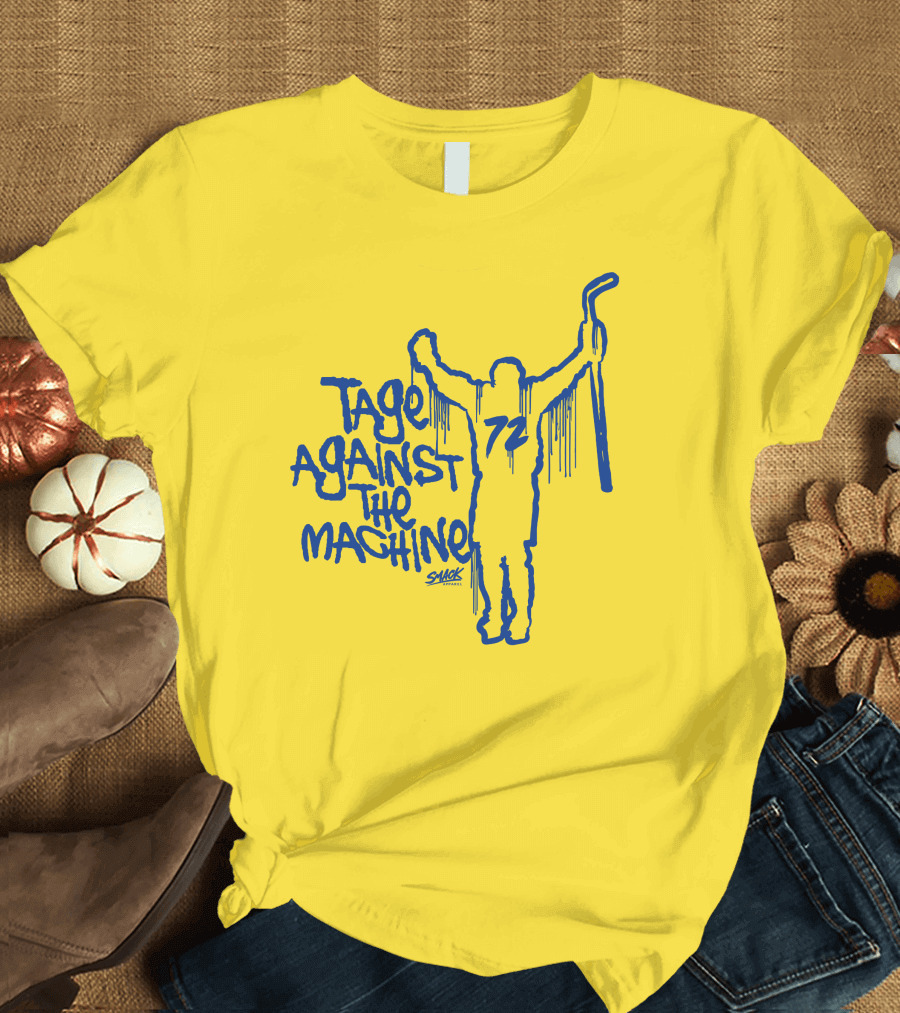 Tage Against The Machine 72 Hockey Silhouette Smack T-Shirt