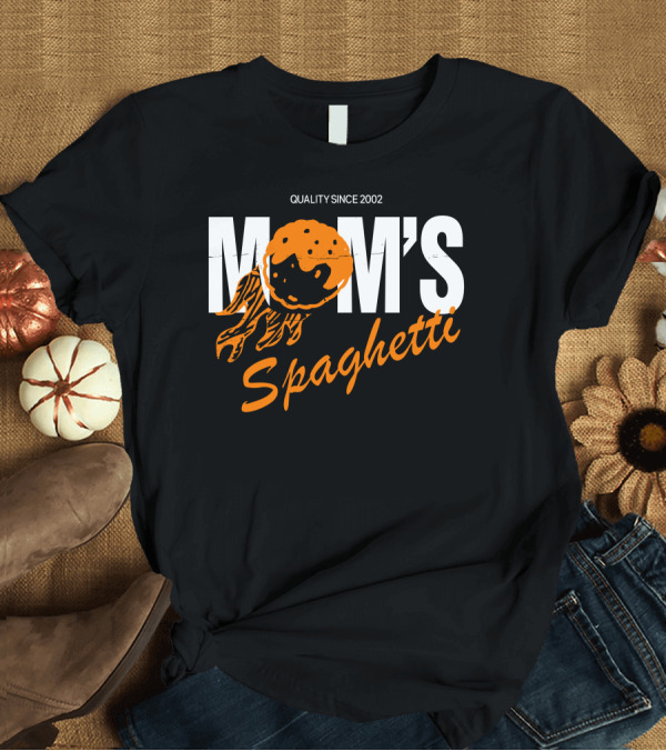 T-Shirt: Quality Since 2002 Mom's Spaghetti Iconic T-Shirt Quality Since 2002 Mom's Spaghetti Iconic T-Shirt