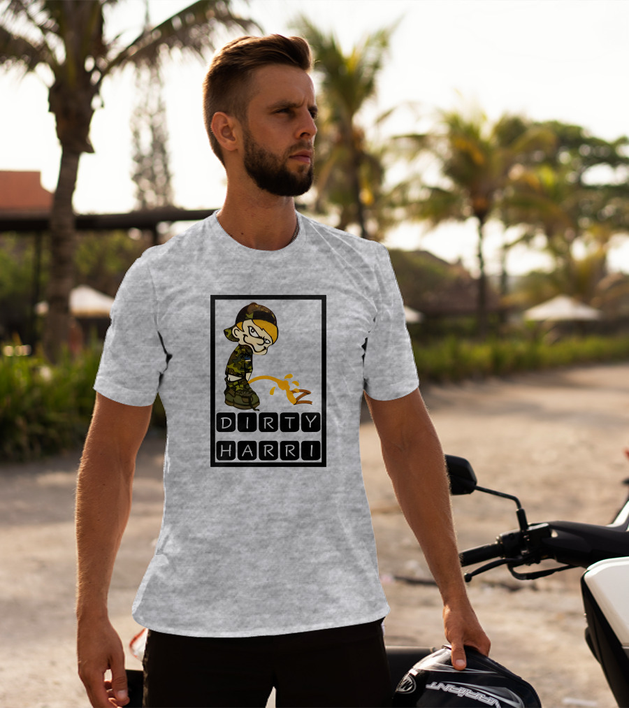 Dirty Harri Peeing Camo Kid T-Shirt