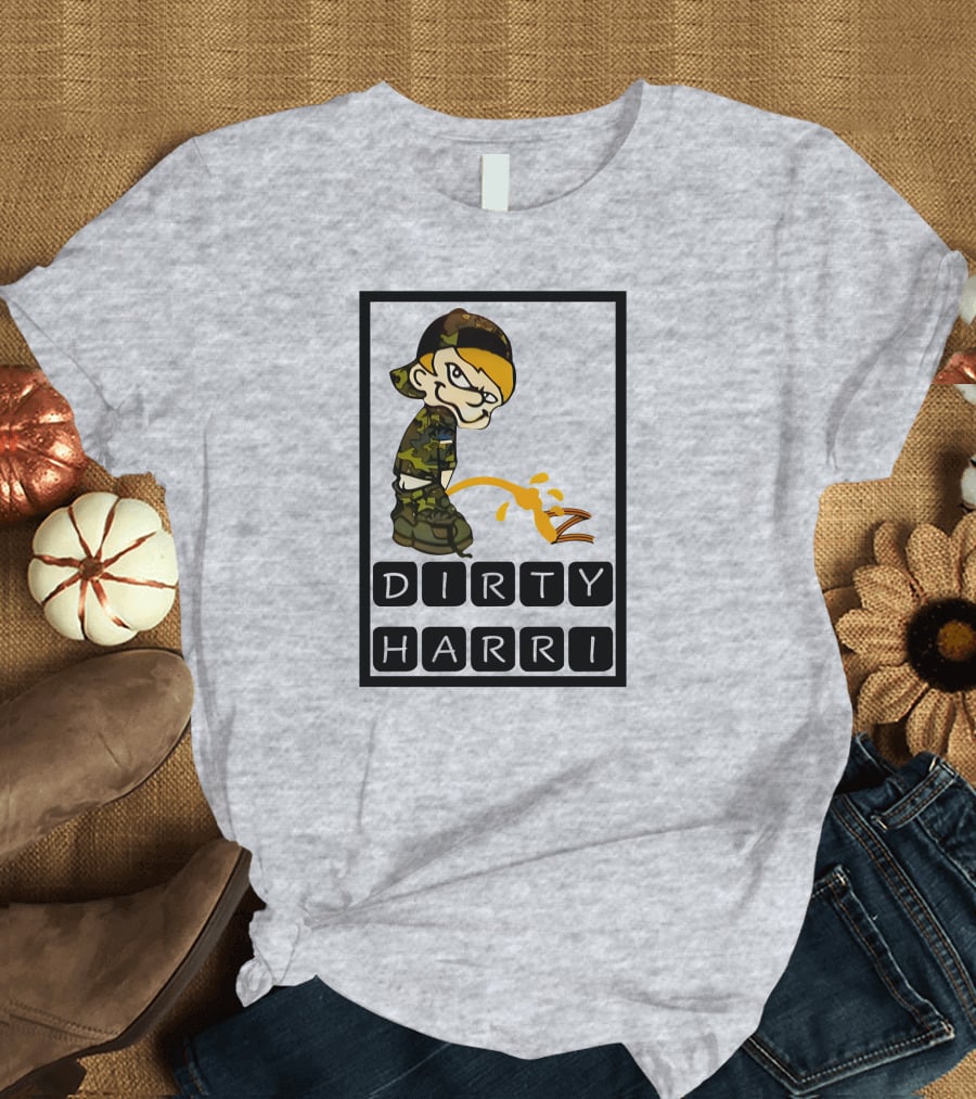 Dirty Harri Peeing Camo Kid T-Shirt