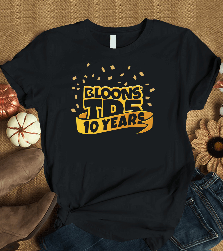 Bloons TD5 10 Years Ninja Kiwi Games T-Shirt