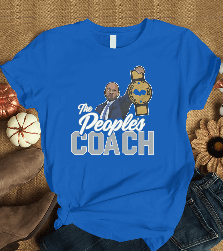 Collegehoopstoday The People's Coach Championship Belt T-Shirt