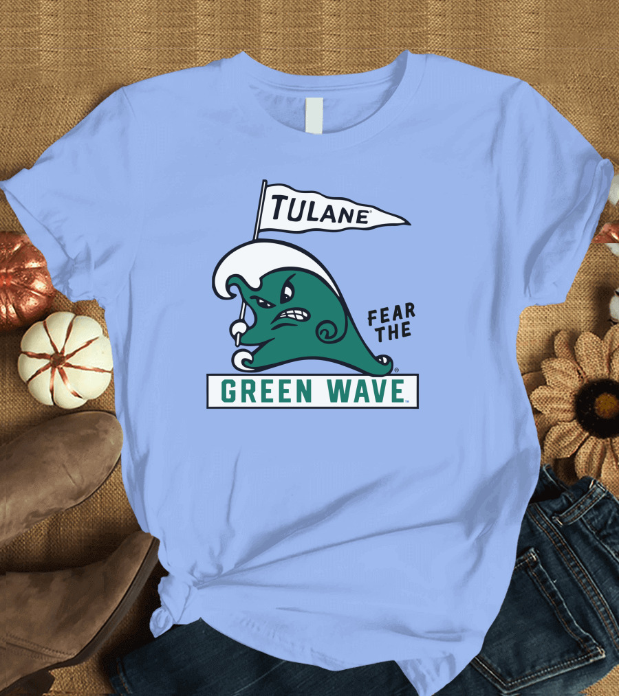 Homefield Tulane Green Wave Fear The Green Wave T-Shirt