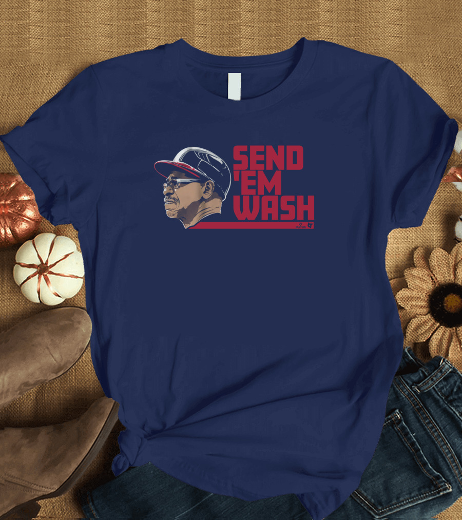 Send 'Em Wash Baseball Legend T-Shirt