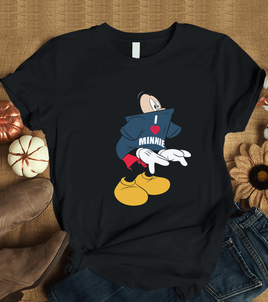 Mickey I Love Minnie Disney T-Shirt