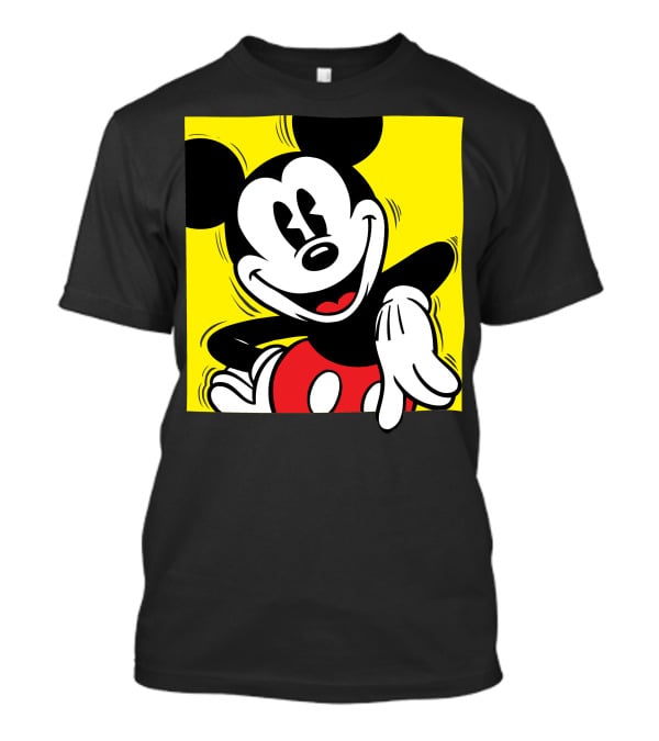 Mickey Mouse Vintage Yellow Frame Disney T-Shirt