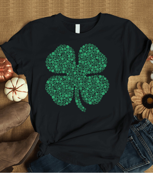 T-Shirt: Marvel Hero Symbol Build Up Cloverleaf Icons T-Shirt Marvel Hero Symbol Build Up Cloverleaf Icons T-Shirt