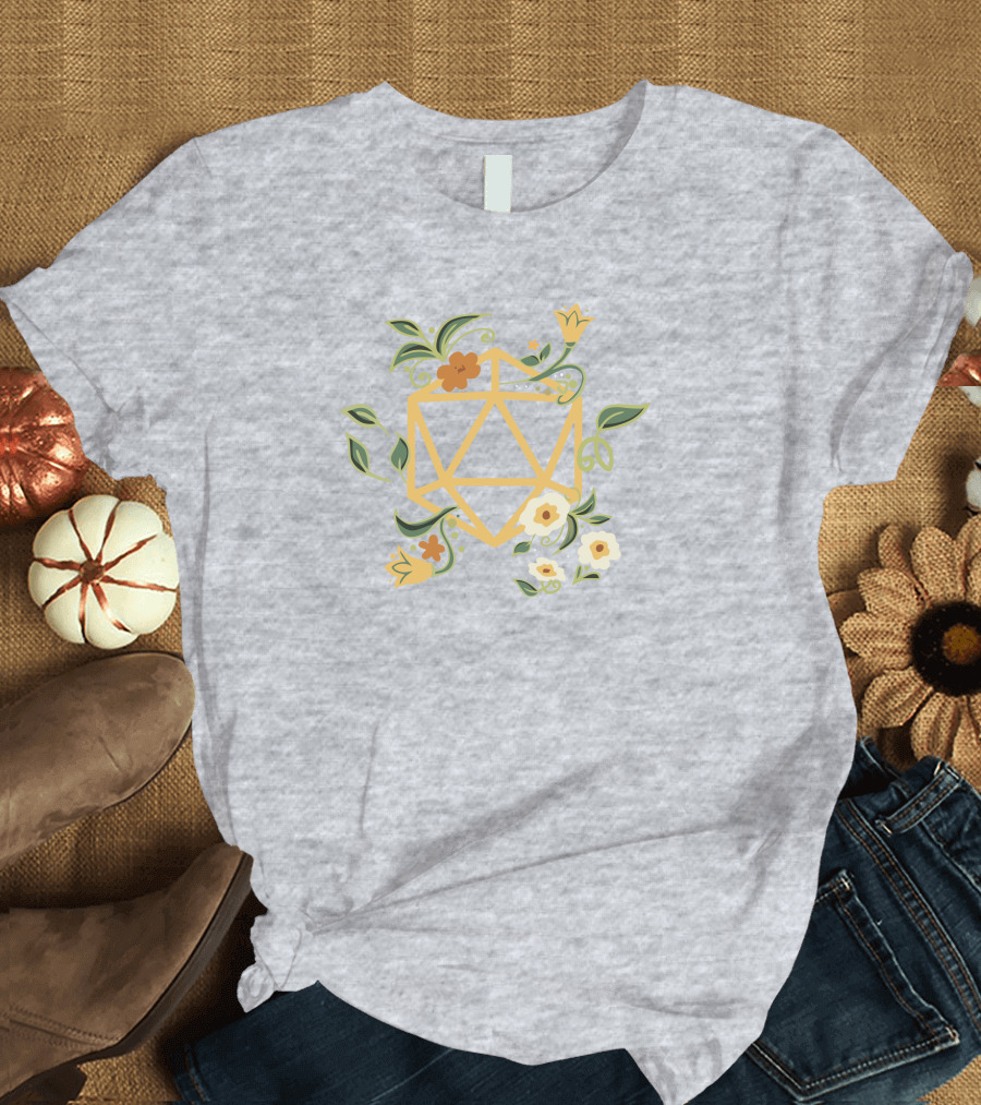 Harli Kane Pax Eastharli Hero Floral Druid Dice Dungeons And Dragons T-Shirt