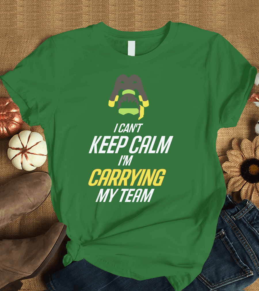 I Can't Keep Calm I'm Carrying My Team Gaming Headset Avatar T-Shirt