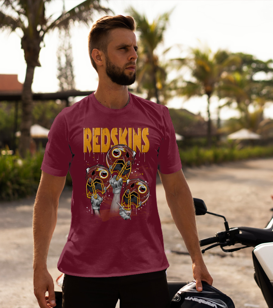 Redskins Helmets And Raised Fists T-Shirt