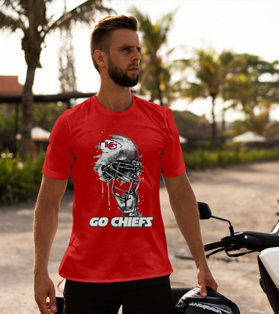 Go Chiefs Kc Helmet T-Shirt