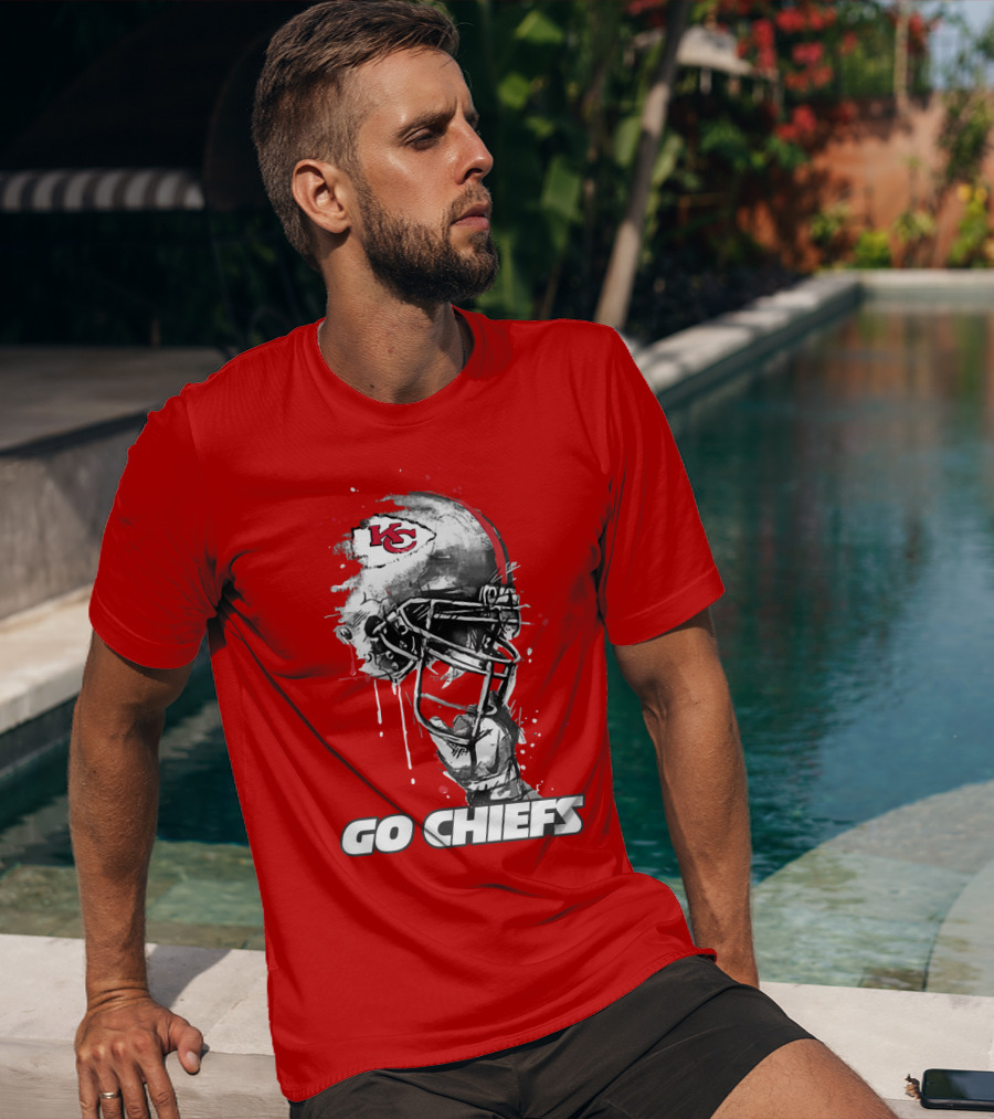 Go Chiefs Kc Helmet T-Shirt