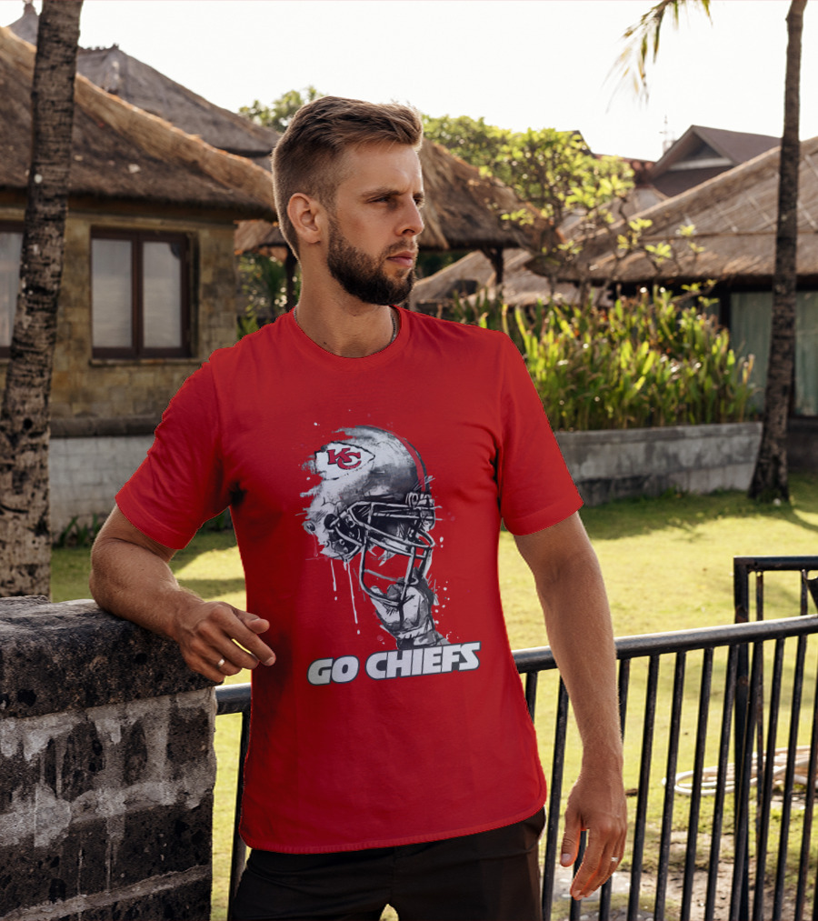 Go Chiefs Kc Helmet T-Shirt