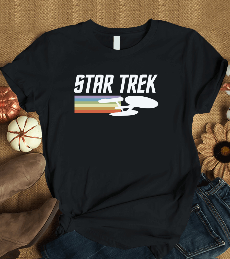 Star Trek Enterprise Rainbow Trail T-Shirt