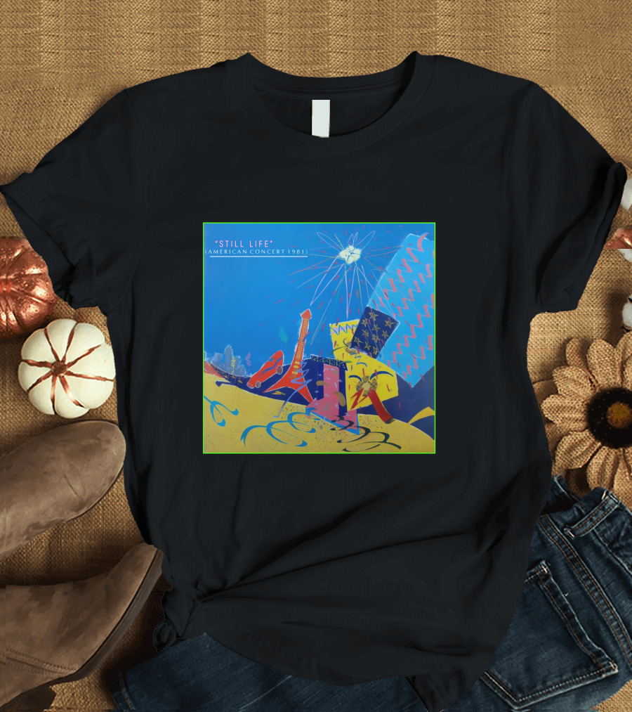 Still Life American Concert 1981 Vibrant Abstract T-Shirt