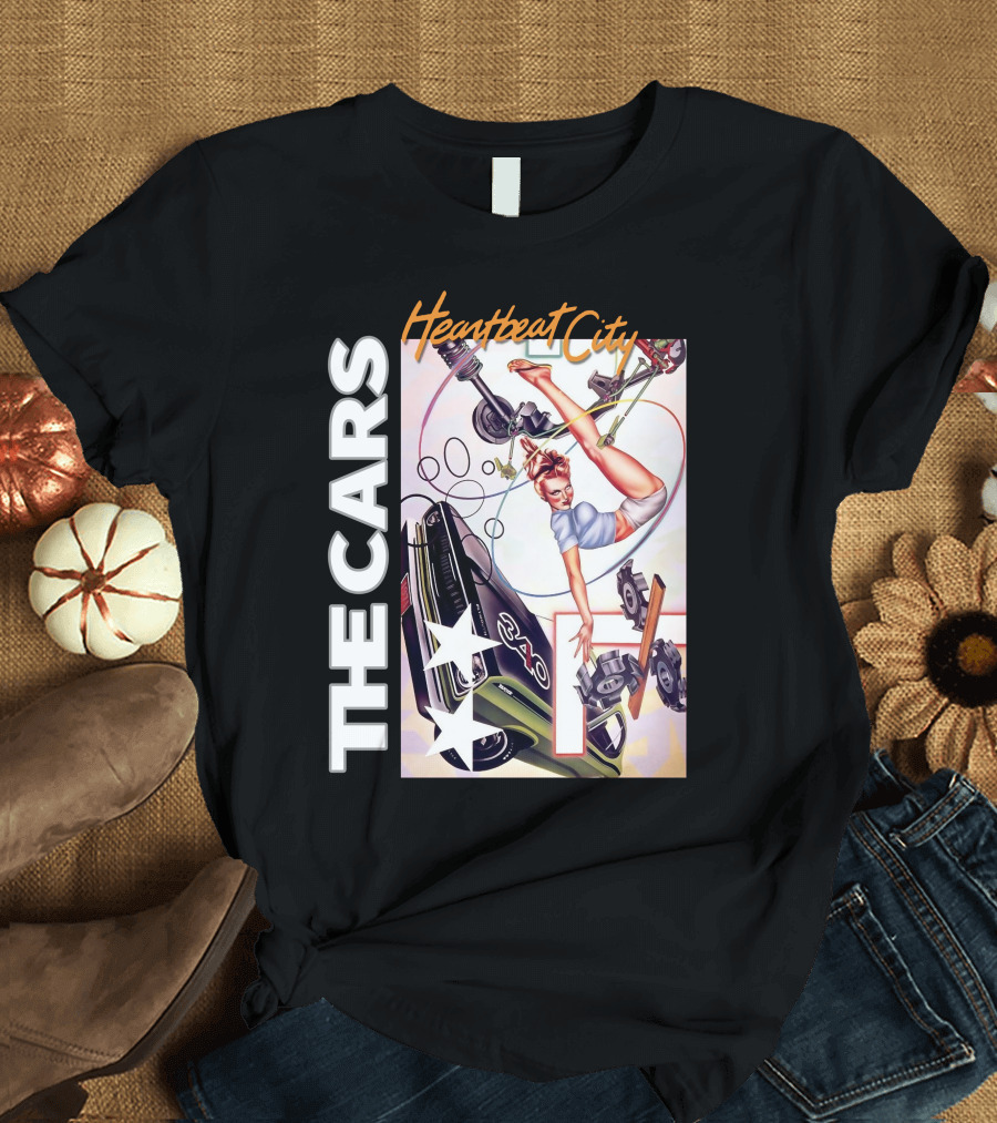 The Cars Heartbeat City 340 Retro T-Shirt