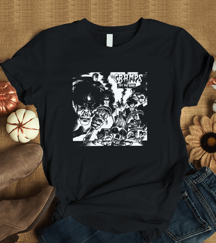 The Cramps Off The Bone Horror Comic T-Shirt