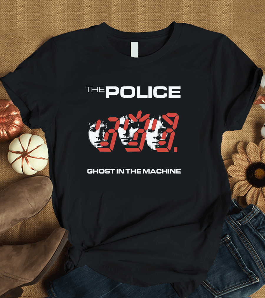 THE POLICE GHOST IN THE MACHINE 1981 ALBUM T-Shirt
