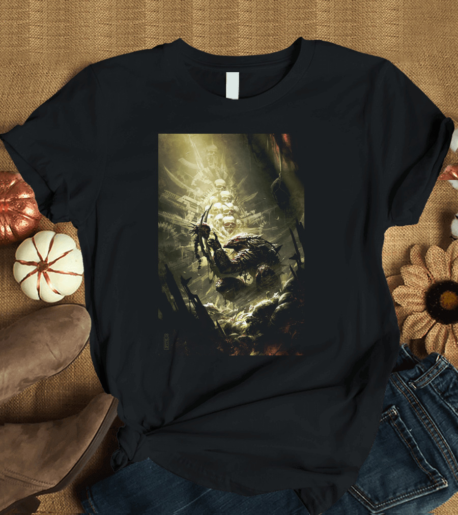 Predator Skull Throne Concept T-Shirt