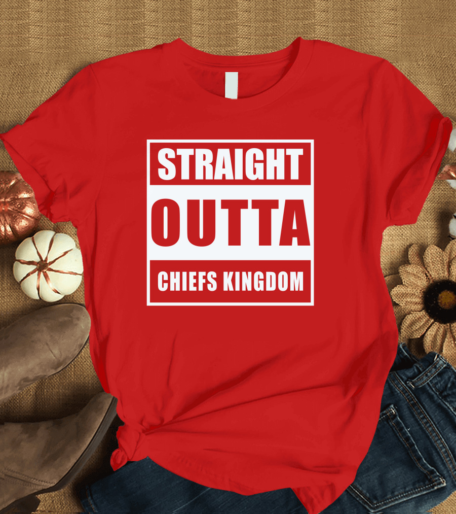 Straight Outta Chiefs Kingdom Red Friday Fan T-Shirt