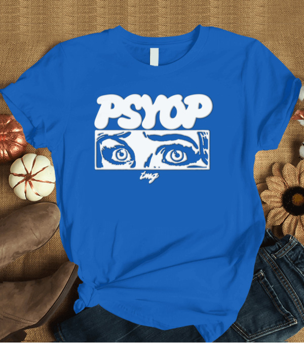 T-Shirt: PSYOP TMG Eye Design Crewneck T-Shirt PSYOP TMG Eye Design Crewneck T-Shirt