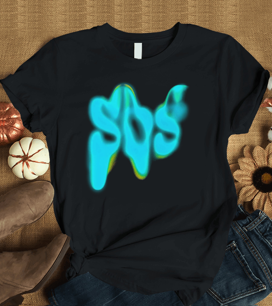 Sza SOS Neon Glow Image T-Shirt
