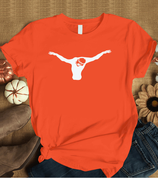 T-Shirt: Kassidy Kruft Jesus Christ Crucifixion Silhouette Orange T-Shirt Kassidy Kruft Jesus Christ Crucifixion Silhouette Orange T-Shirt