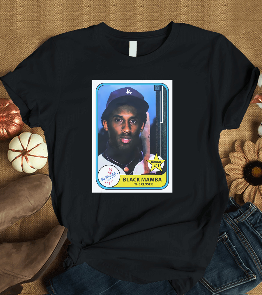 The Forest Lab Black Mamba The Closer Rookie #1 Vintage Sports Card T-Shirt