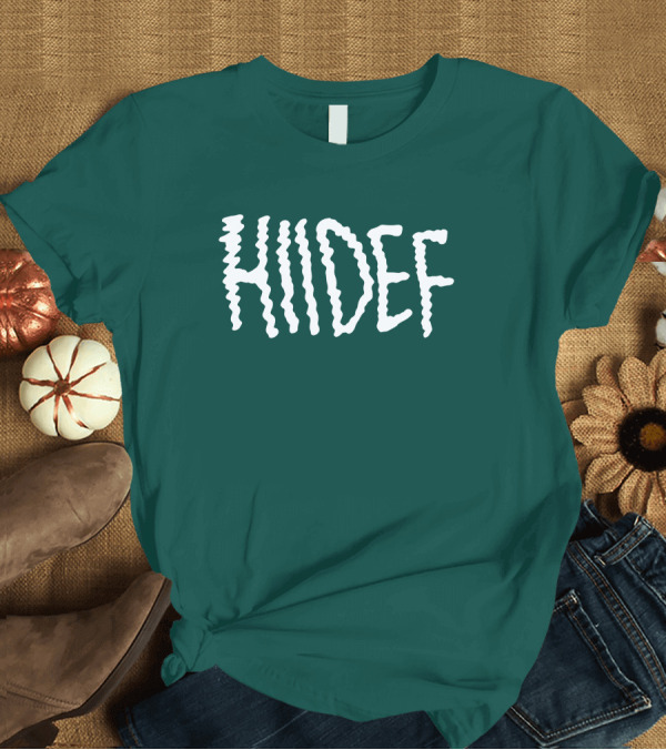 T-Shirt: HIIDEF Spooky Drip Text T-Shirt HIIDEF Spooky Drip Text T-Shirt