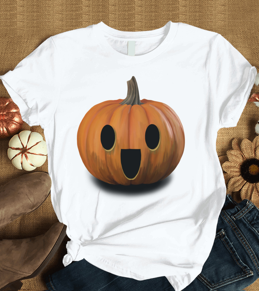 Halloween Pumpkin Scary Evil Cute T-Shirt