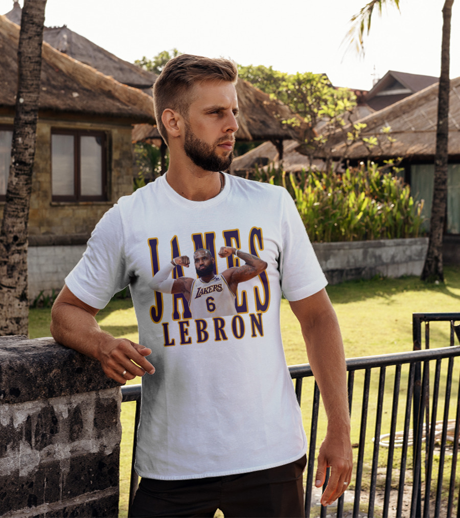 LeBron James 6 Lakers NBA T-Shirt