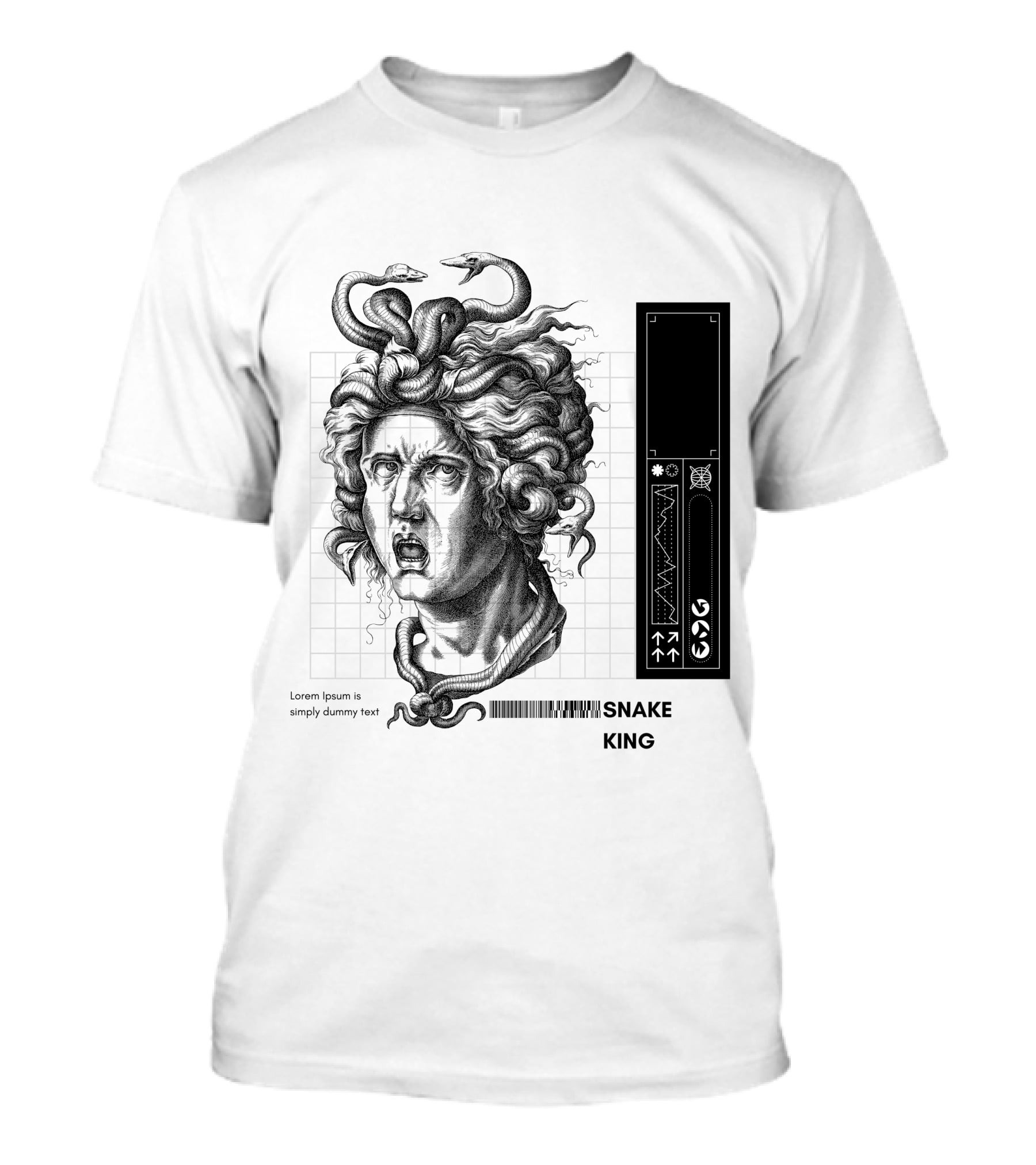 Medusa Snake King T-Shirt