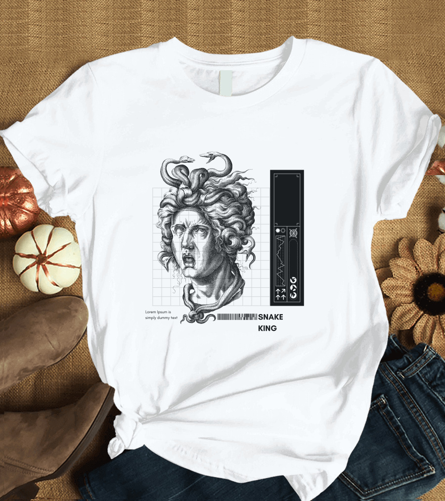 Medusa Snake King T-Shirt
