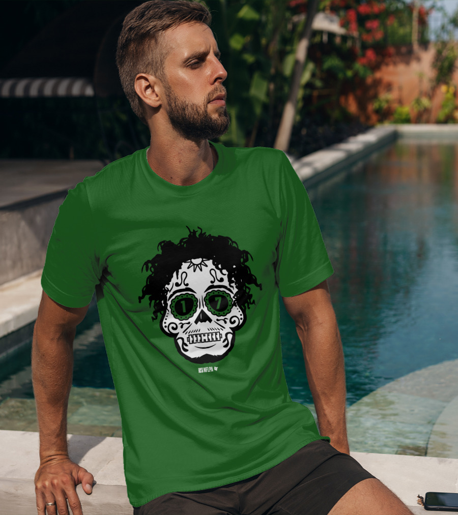 Garrett Wilson Sugar Skull 17 T-Shirt