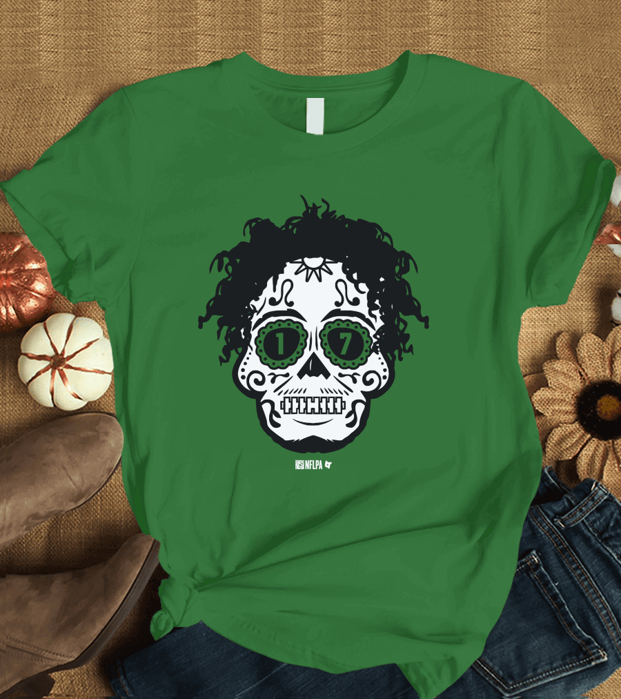 Garrett Wilson Sugar Skull 17 T-Shirt