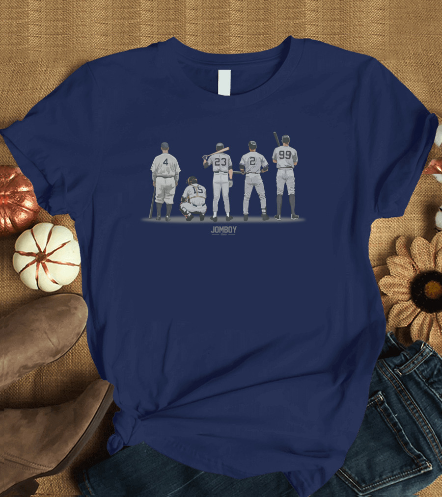 Jomboy Media The Captains Baseball Legends 4 15 23 2 99 T-Shirt