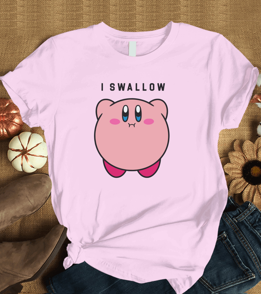 Kirby I Swallow Retro Gaming T-Shirt