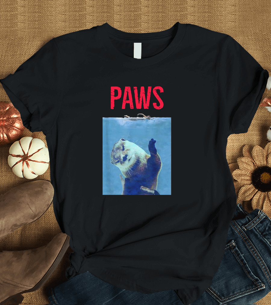PAWS Funny Otter Jaws T-Shirt
