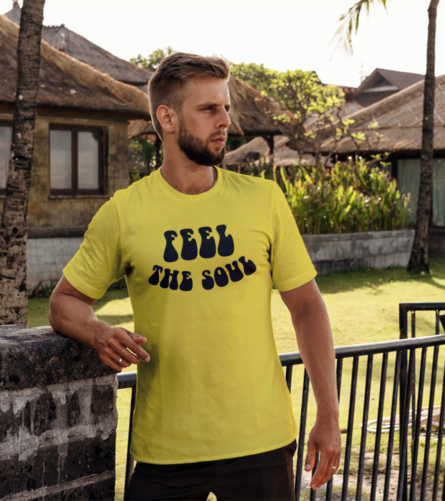 Feel The Soul Retro Vibes Psychedelic T-Shirt