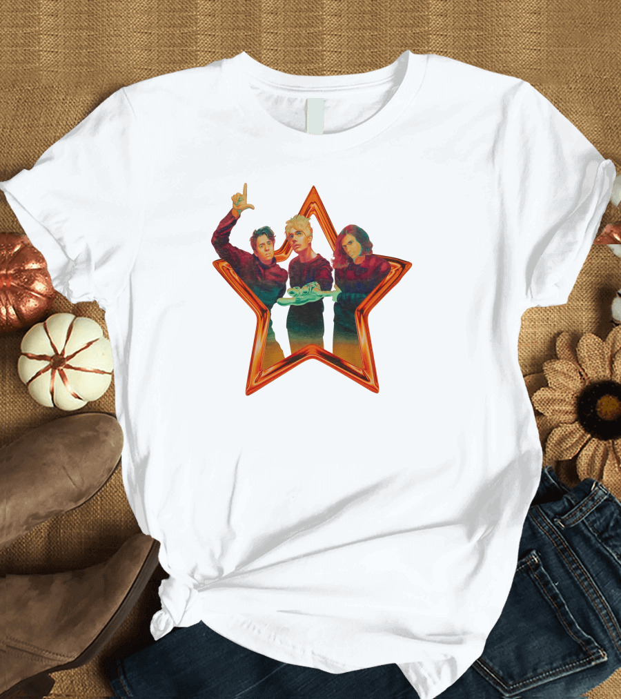 Waterparks Band Star Frame Trio T-Shirt