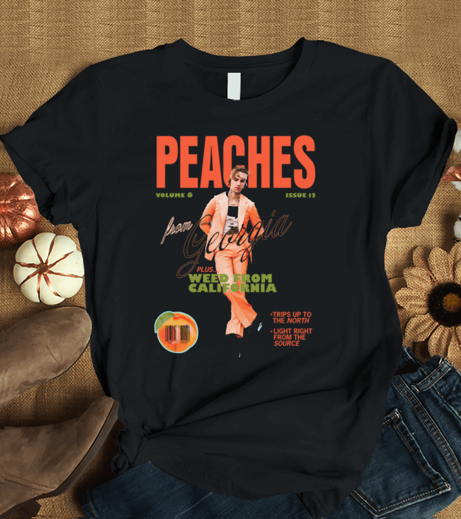 PEACHES Volume 6 Issue 12 from Georgia Plus Weed from California T-Shirt