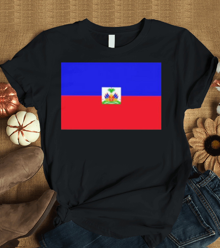 Haitian Flag Day Celebration with National Colors T-Shirt