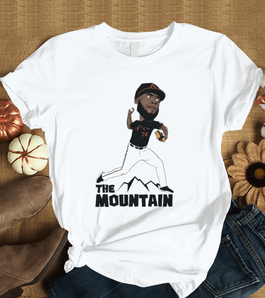 The Mountain Félix Bautista 74 Baltimore Orioles T-Shirt