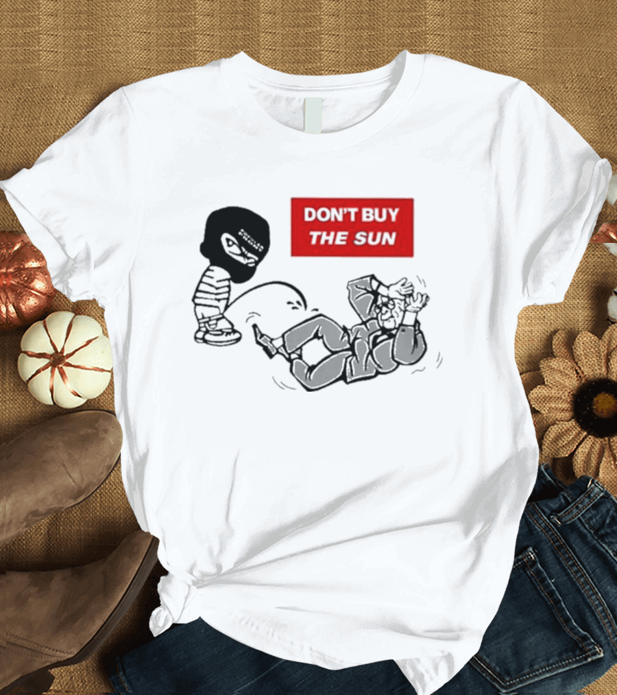 Jake Hanrahan Don’t Buy The Sun Cartoon Characters in Action T-Shirt