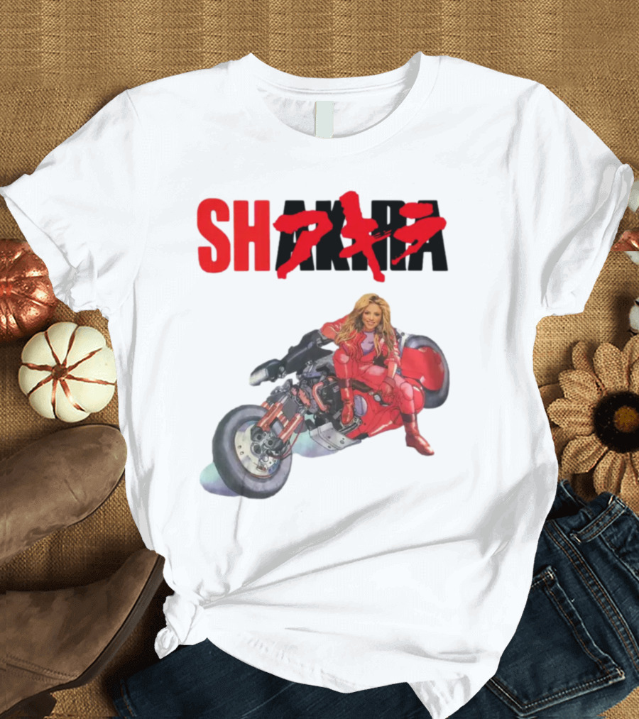 Shakira Akira Motorcycle Fusion T-Shirt