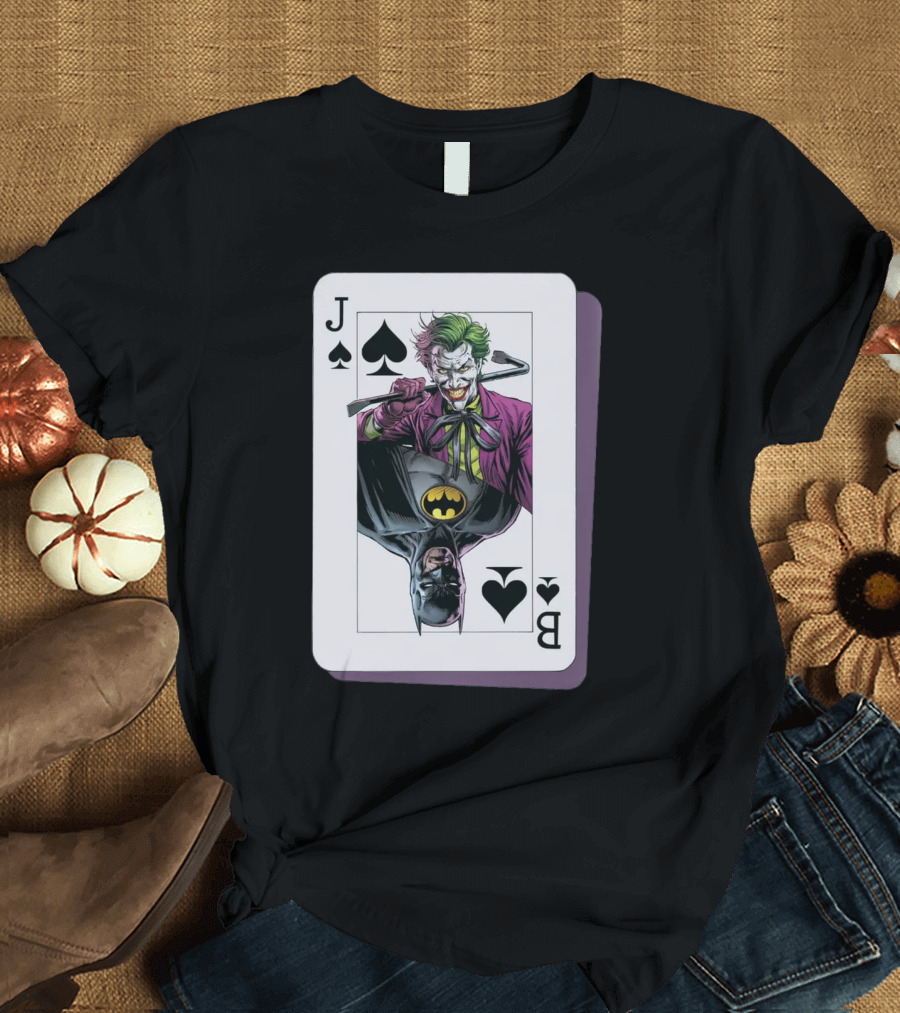 DC The Three Jokers Joker Batman Playing Card T-Shirt