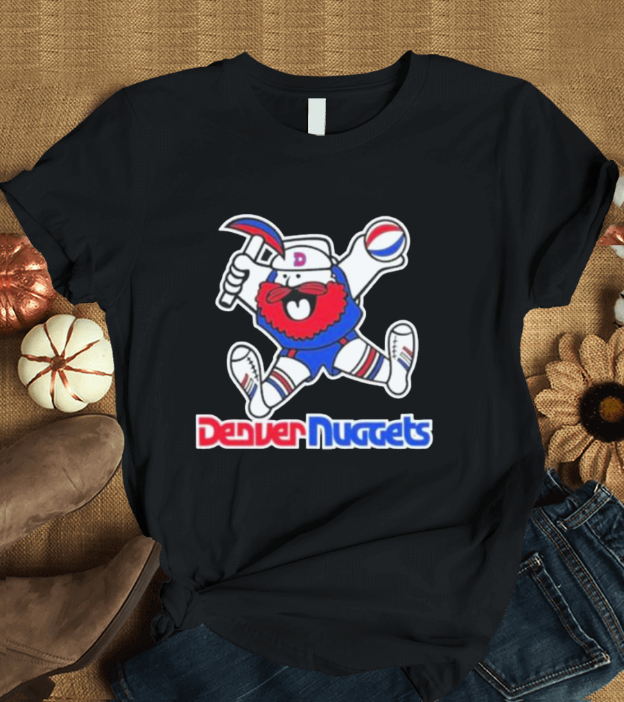 Denver Nuggets Mascot Mitchell and Ness Retro T-Shirt