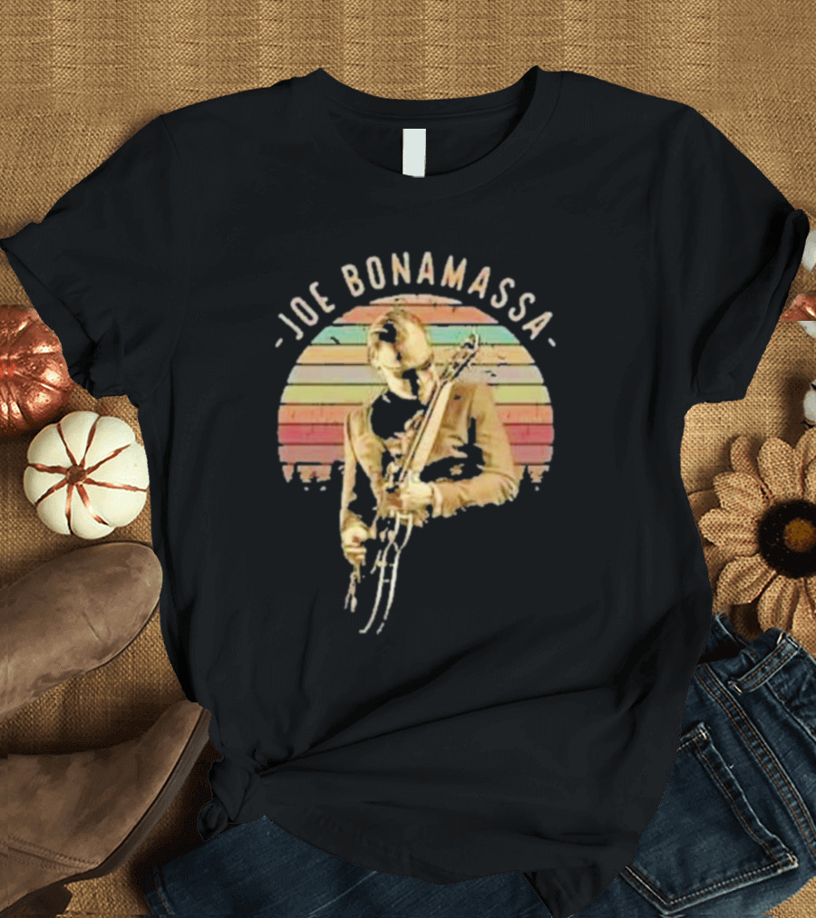 Joe Bonamassa Vintage Sunset Guitar T-Shirt