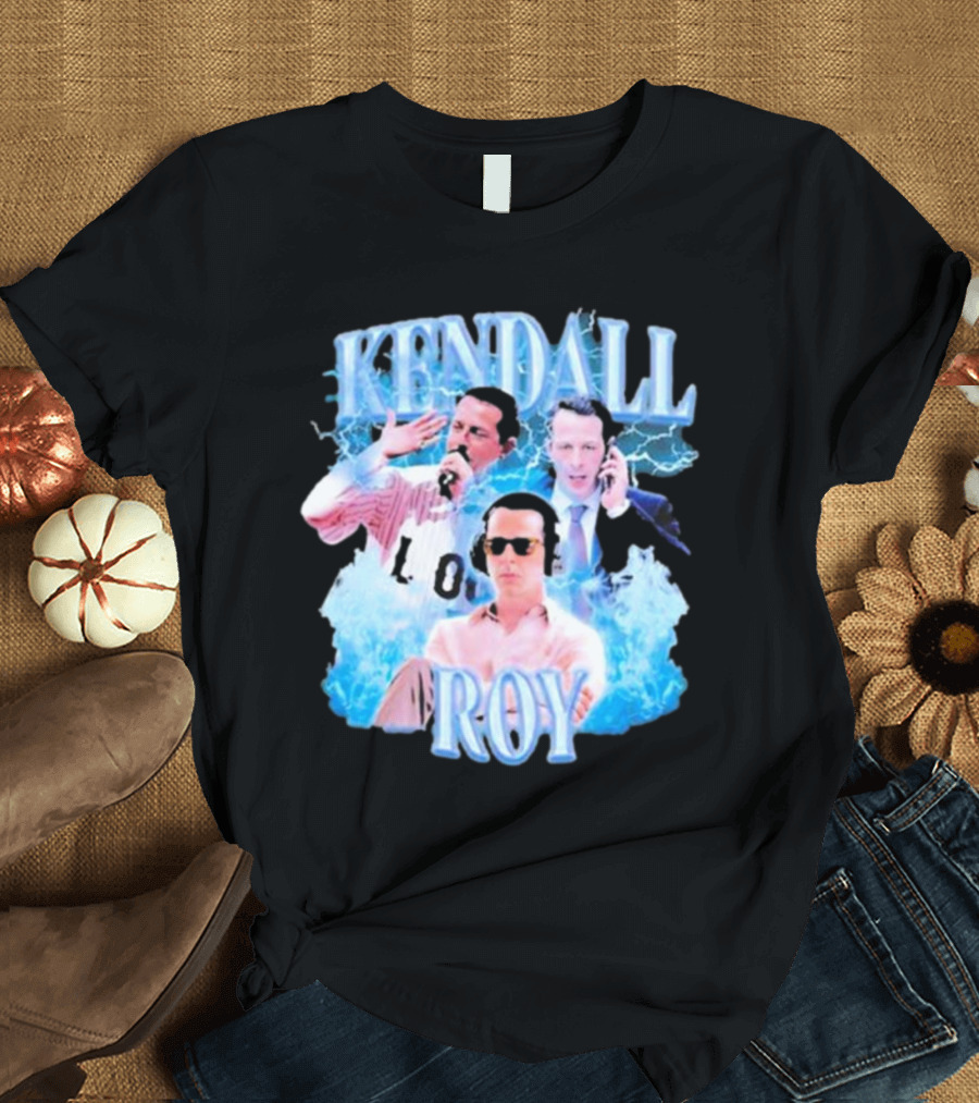 Kendall Roy Disgusting Brothers Iconic Character Moments Electric Blue T-Shirt