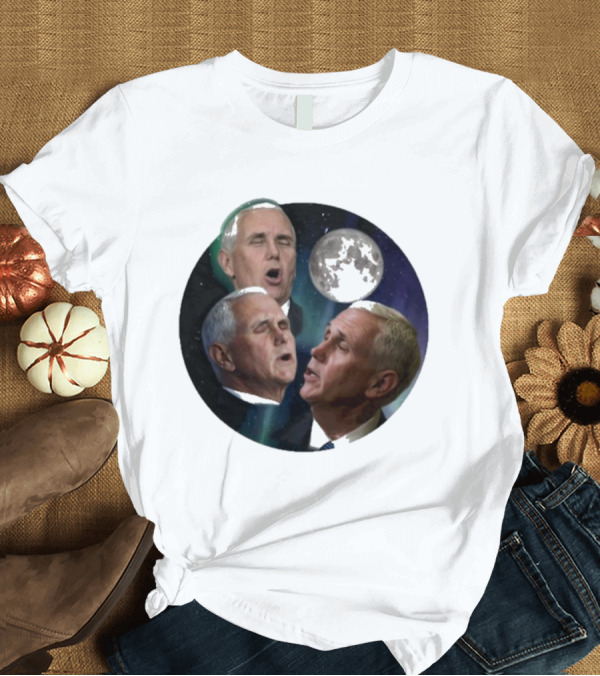 T-Shirt: Brent Terhune Mike Pence Three Pence Moon T-Shirt Brent Terhune Mike Pence Three Pence Moon T-Shirt